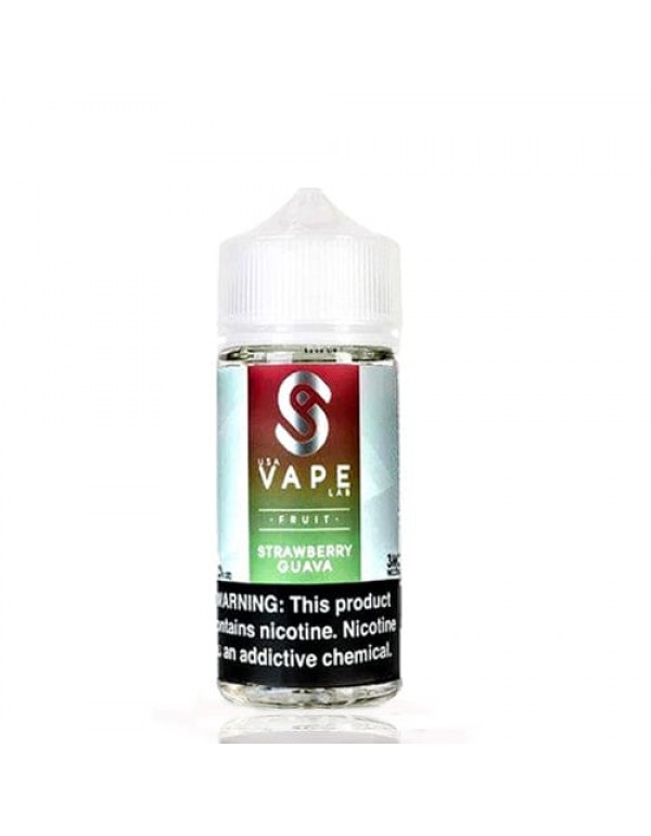 USA Vape Lab Strawberry Guava 100ml Vape Juice