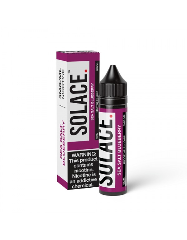 Sea Salt Blueberry 60ml Vape Juice - Solace