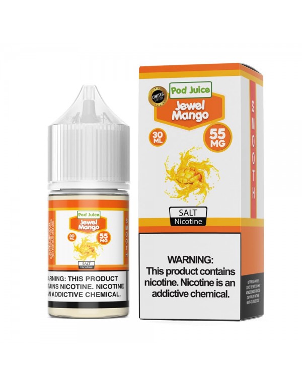 Pod Juice Jewel Mango 30ml Nic Salt Vape Juice