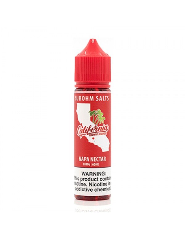 California Grown Sub-Ohm Salts Napa Nectar 60ml Vape Juice