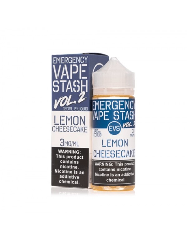 Lemon Cheesecake 120ml Vape Juice - Emergency Vape...