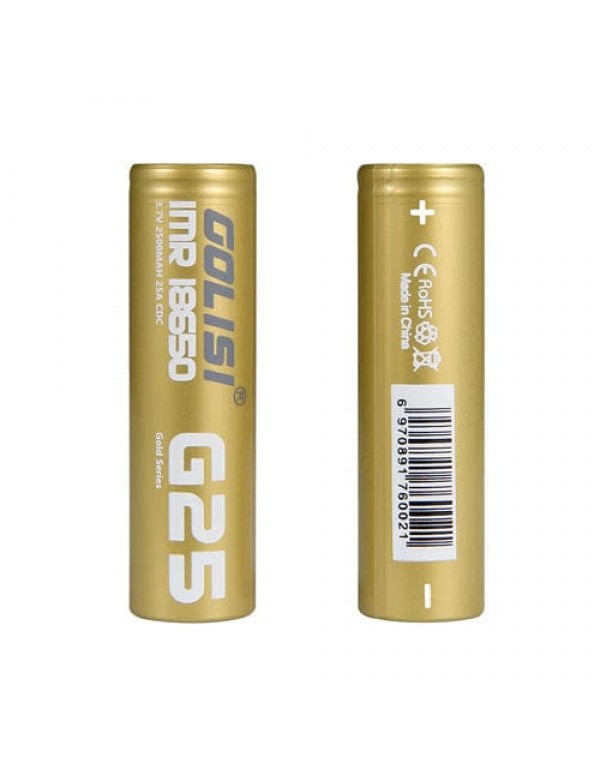 Golisi IMR G25 18650 20A/2500mAh Battery