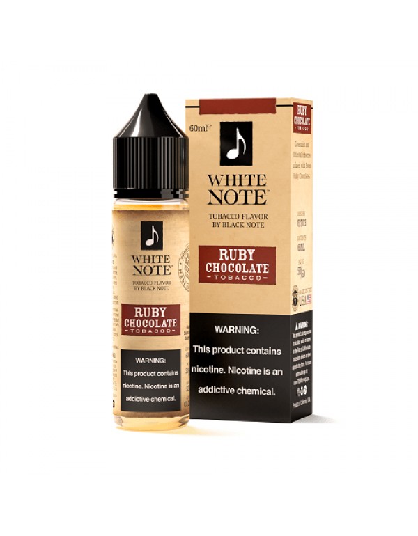 Ruby Chocolate Tobacco 60ml Vape Juice - White Note