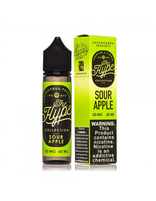 The Hype Sour Apple 60ml Vape Juice