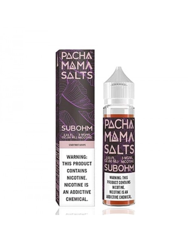 Pachamama Subohm Salts Starfruit Grape 60ml Vape J...