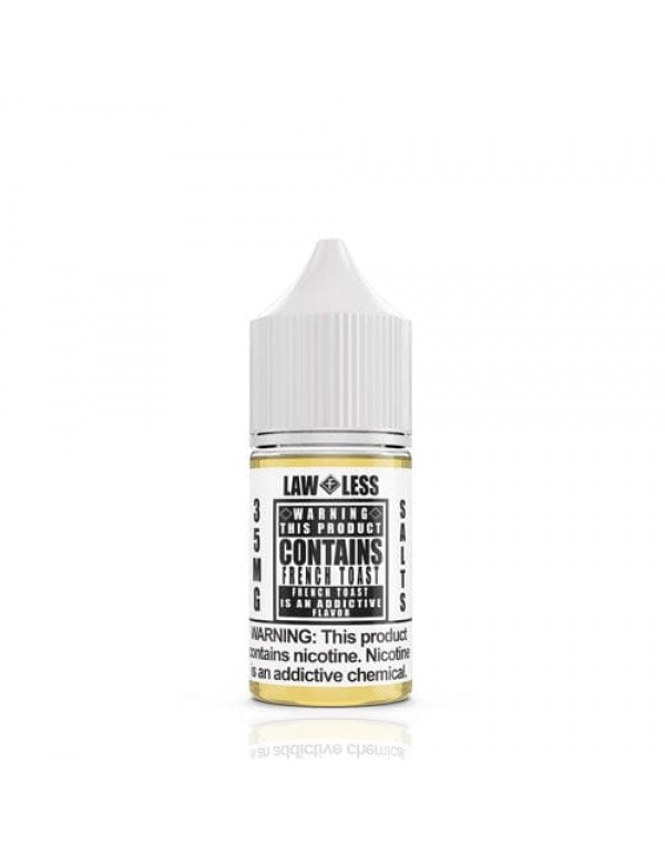 Warning Salts French Toast 30ml Nic Salt Vape Juic...