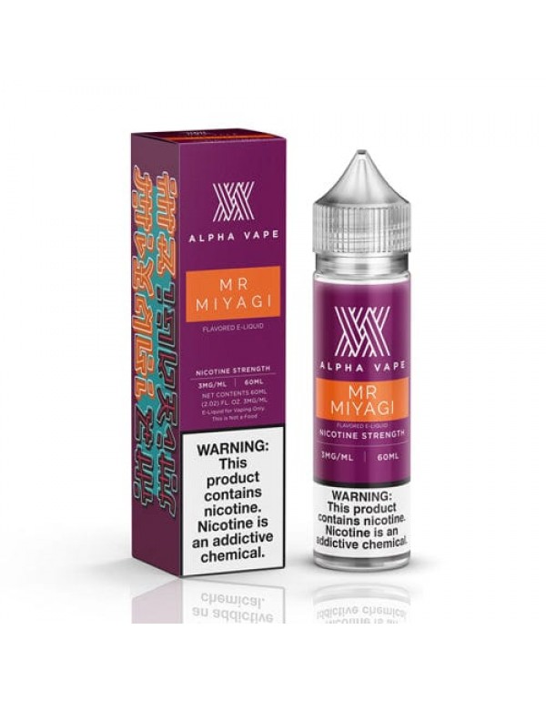 Alpha Vape Mr. Miyagi 60ml Vape Juice