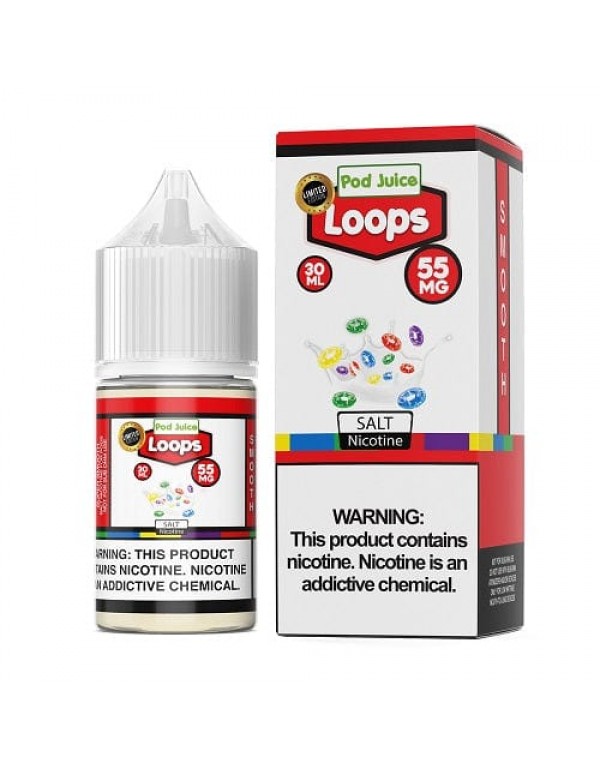 Pod Juice Loops 30ml Nic Salt Vape Juice