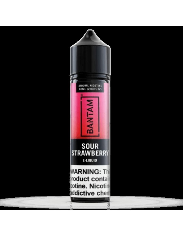 Sour Strawberry 60ml Vape Juice - Bantam