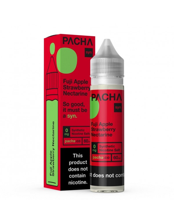 Pachamama Fuji Apple Strawberry Nectarine 60ml Vape Juice (0mg)