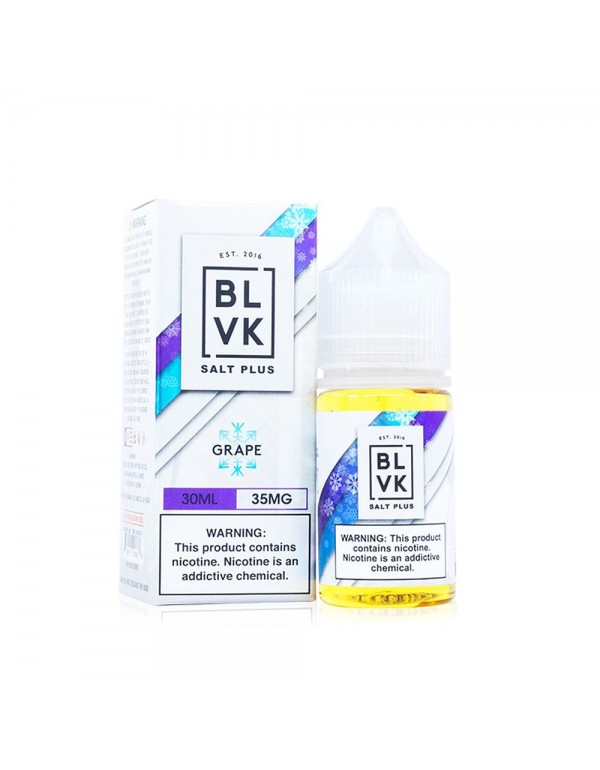 BLVK Salt Plus Grape Ice 30ml Nic Salt Vape Juice