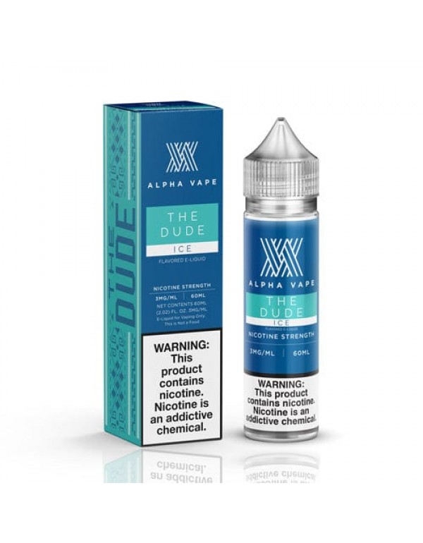 Alpha Vape The Dude ICE 60ml Vape Juice