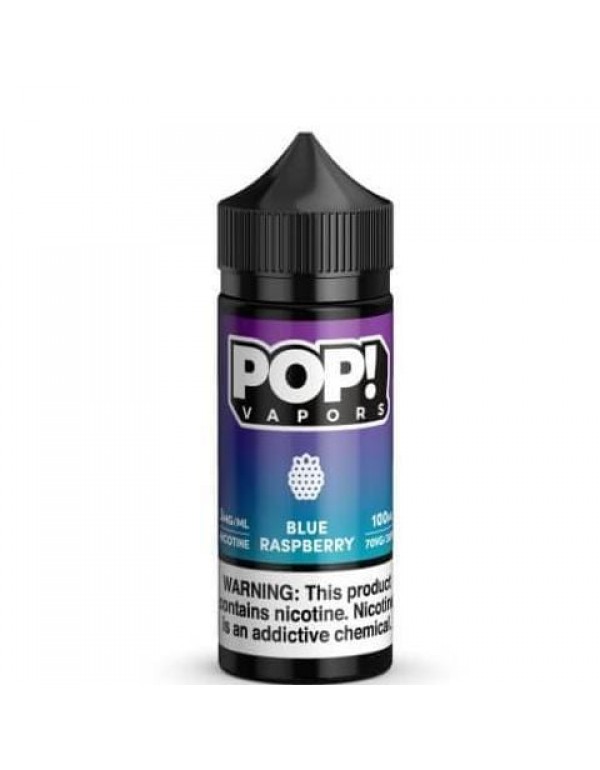 POP! Vapors Blue Raspberry 100ml Vape Juice