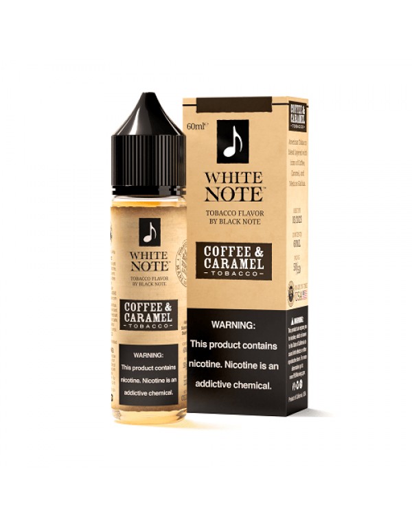 Coffee and Caramel Tobacco 60ml Vape Juice - White Note