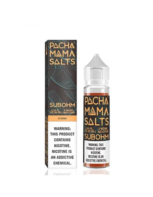 Pachamama Subohm Salts Icy Mango 60ml Vape Juice