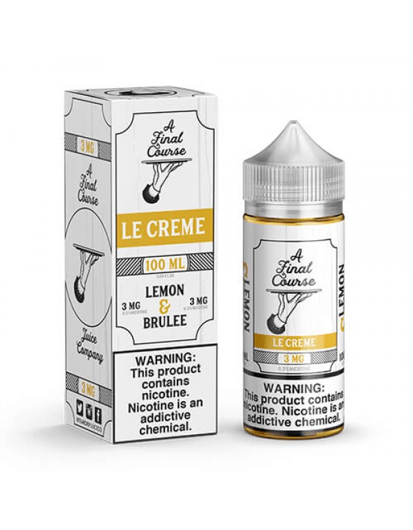 A Final Course Le Creme 100ml Vape Juice