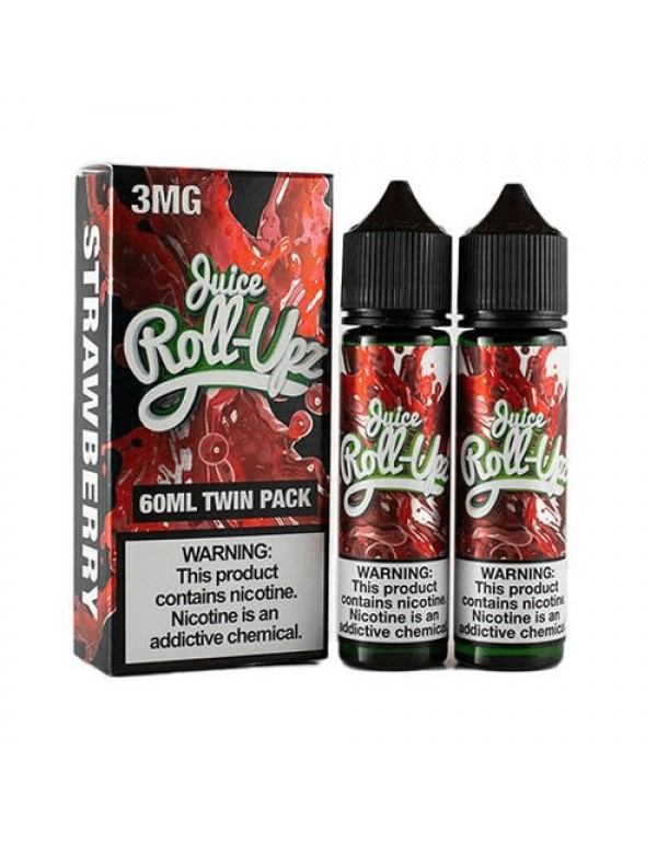 Juice Roll Upz Twin Pack Strawberry 2x 60ml Vape Juice