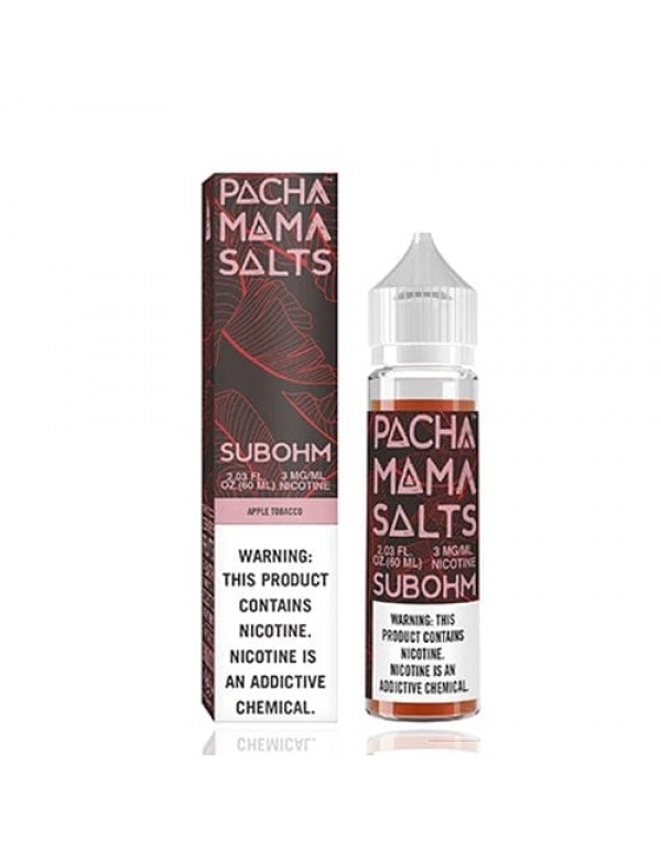 Pachamama Subohm Salts Apple Tobacco 60ml Vape Jui...