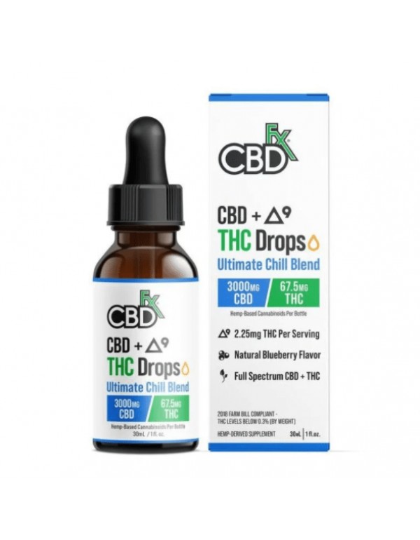 CBDfx Delta 9 + CBD Ultimate Chill Blend Tincture