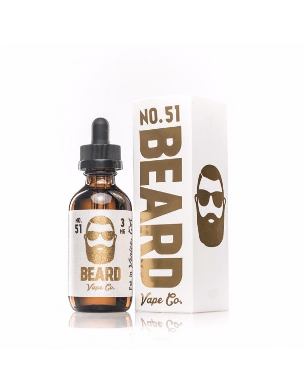 Beard Vape Co No. 51 Vanilla Custard 120ml Vape Ju...