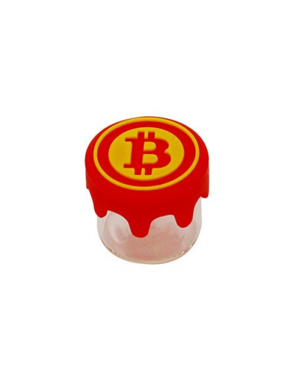 Bitcoin Silicone Concentrate Container