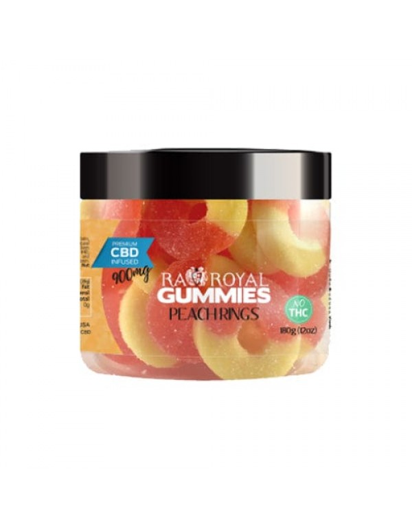 R.A. Royal CBD Gummy Peach Rings