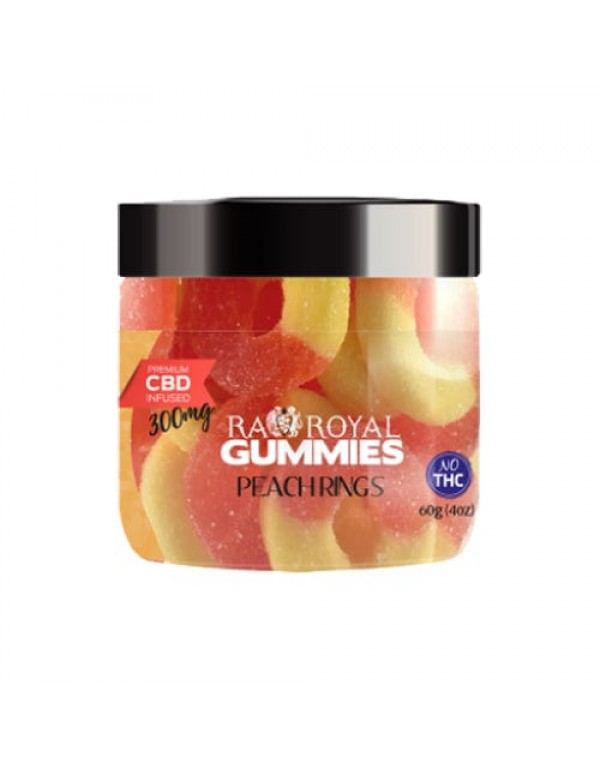 R.A. Royal CBD Gummy Peach Rings