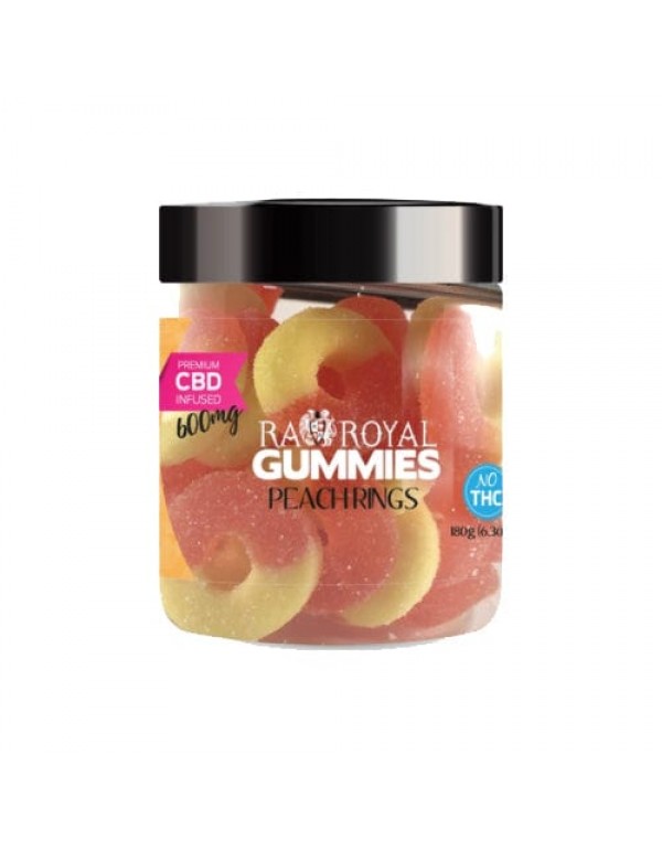 R.A. Royal CBD Gummy Peach Rings