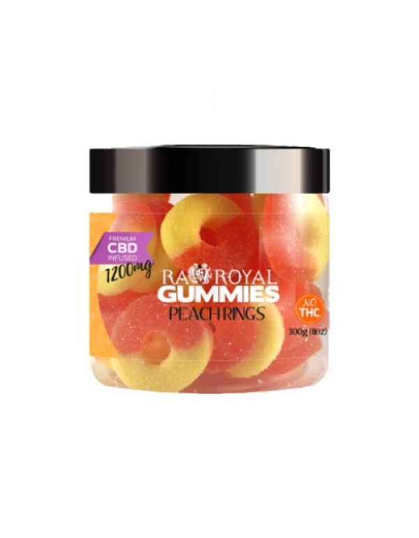 R.A. Royal CBD Gummy Peach Rings