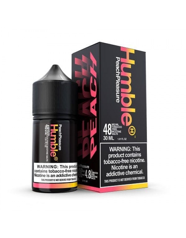 Peach Pleasure 30ml TF Nic Salt Vape Juice - Humbl...