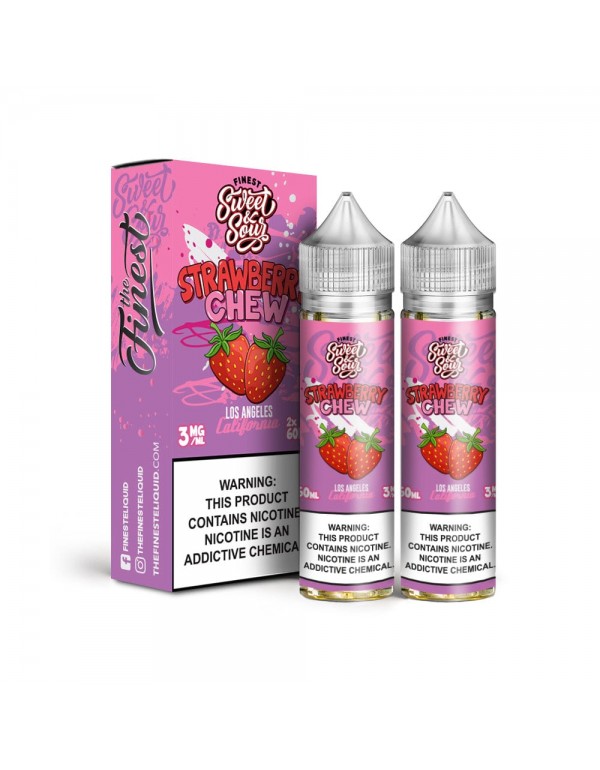 The Finest Strawberry Chew 2x 60ml Vape Juice