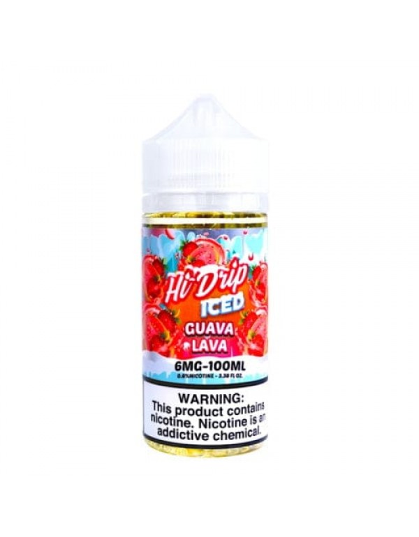 Hi-Drip Iced 100ml Guava Lava Vape Juice