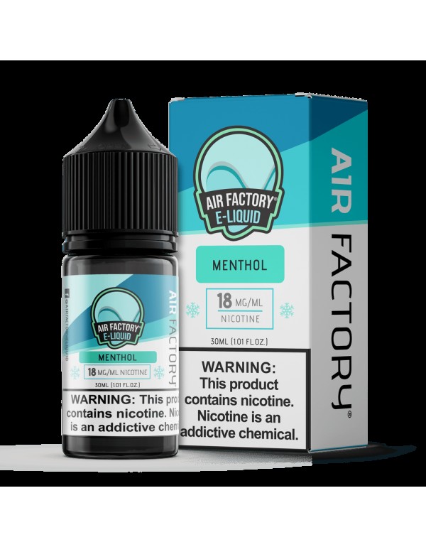 Air Factory Menthol 30ml Nic Salt Vape Juice