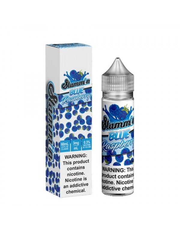 Slammin Blue Raspberry 60ml Vape Juice