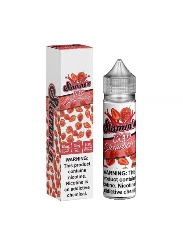 Slammin Red Strawberry 60ml Vape Juice