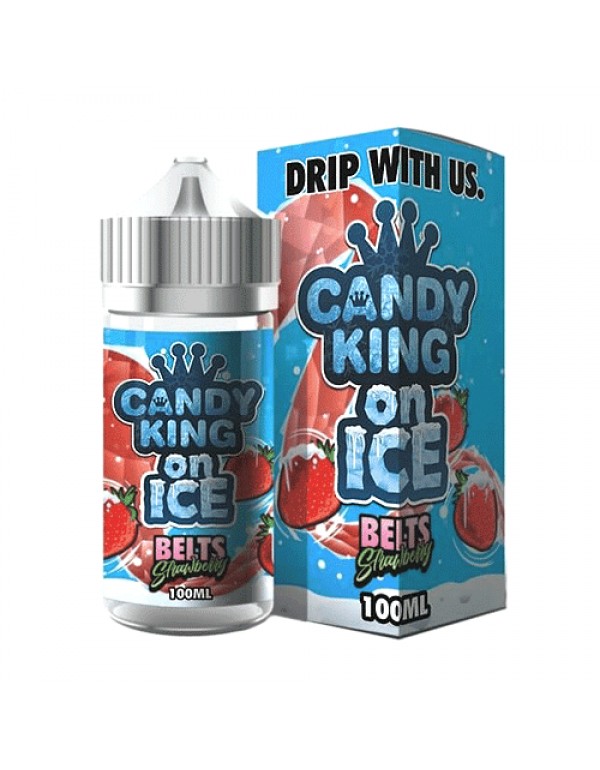 Candy King on Ice Belts Strawberry 100ml Vape Juic...