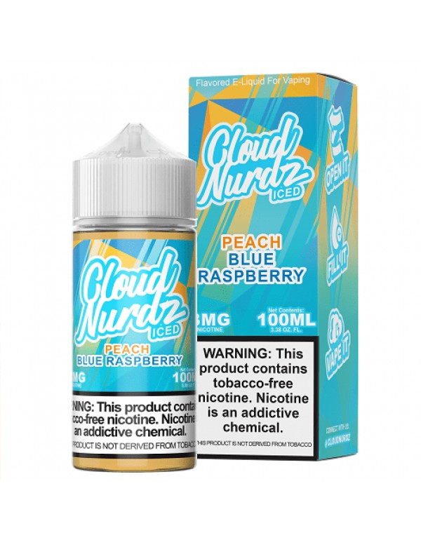 Iced Peach Blue Raspberry 100ml Synthetic Nic Vape...