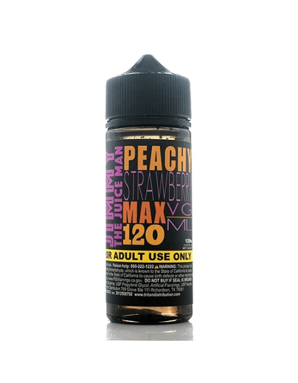 Peachy Strawberry 120ml Vape Juice - Jimmy the Jui...