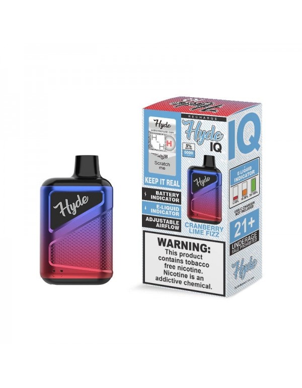 Hyde IQ Recharge Disposable Vape (5%, 5000 Puffs)