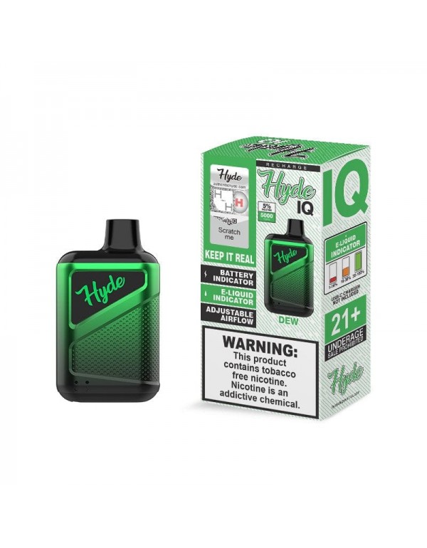 Hyde IQ Recharge Disposable Vape (5%, 5000 Puffs)