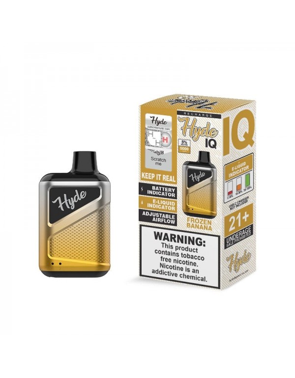 Hyde IQ Recharge Disposable Vape (5%, 5000 Puffs)