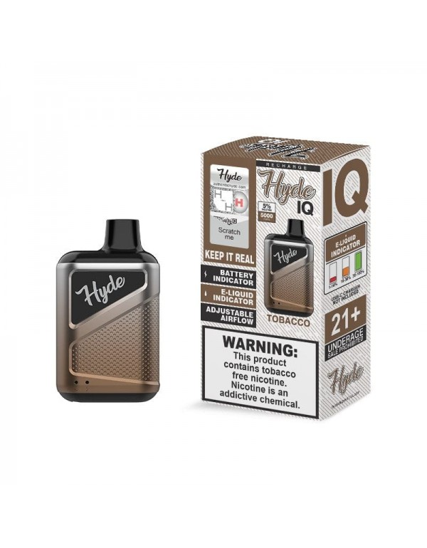 Hyde IQ Recharge Disposable Vape (5%, 5000 Puffs) ...