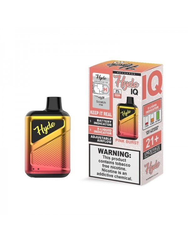 Hyde IQ Recharge Disposable Vape (5%, 5000 Puffs)