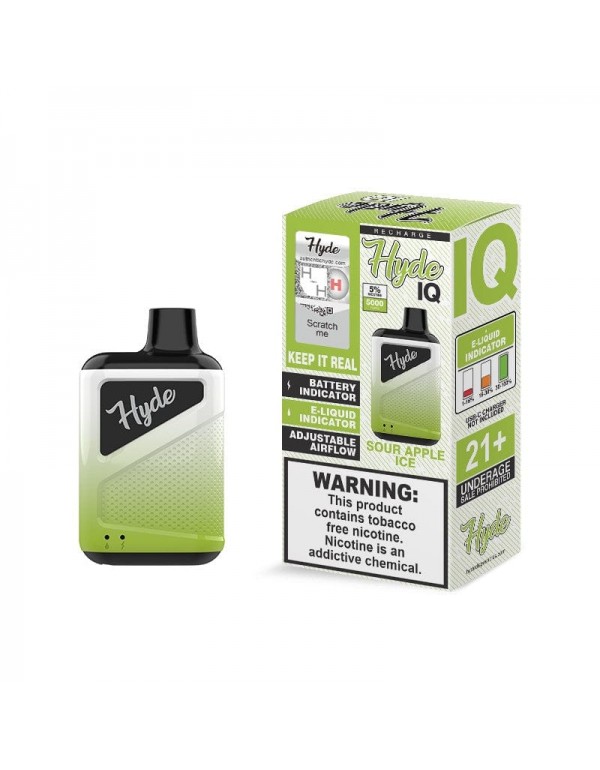 Hyde IQ Recharge Disposable Vape (5%, 5000 Puffs)