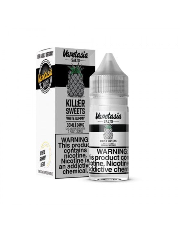 Vapetasia Killer Sweets White Gummy 30ml Nic Salt ...