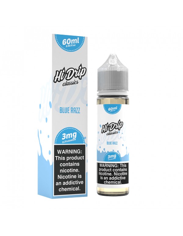 Hi Drip Classics Blue Razz 60ml Vape Juice