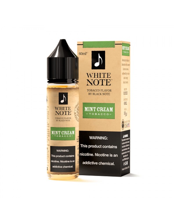 Mint Cream Tobacco 60ml Vape Juice - White Note