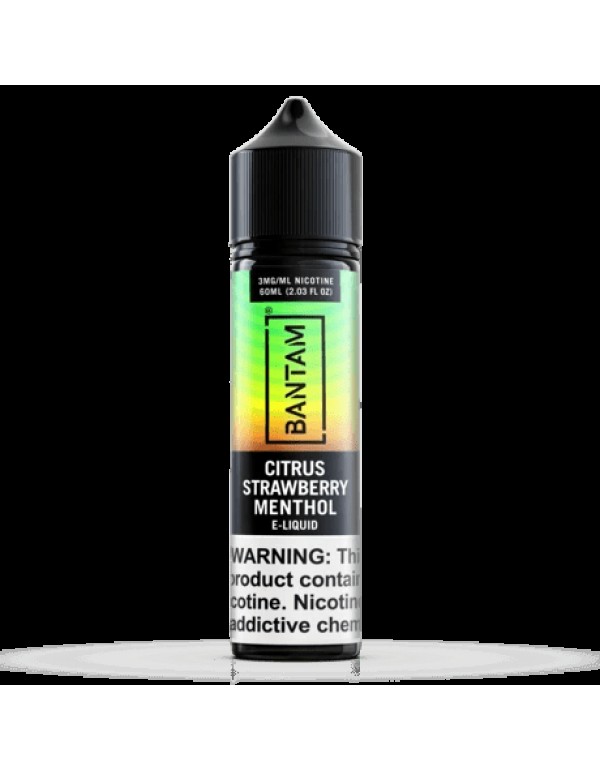 Citrus Strawberry Menthol 60ml Vape Juice - Bantam