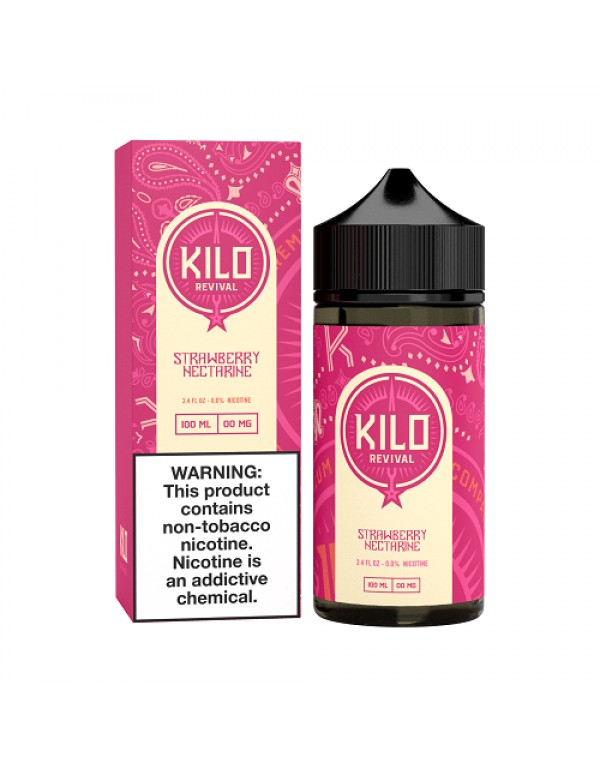 Kilo Revival Strawberry Nectarine 100ml TF Vape Ju...