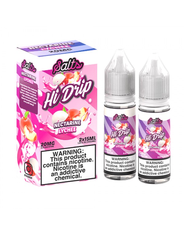 Nectarine Lychee 2x 15ml Nic Salt Vape Juice - Hi ...